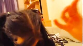 AnabeleDeryck минет со слюньками