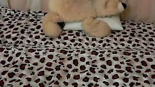 Блондинка мамаша в скайпе