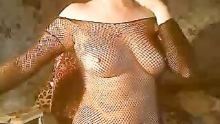 В сеточке с игрушками