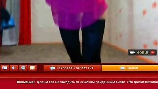 xxKisulyaxx в черных чулках