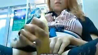 xyjiurahkа разврат на работе с бананом