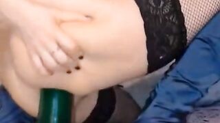 000MaryXXX бутылками в попку