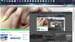 Ksu-Ksu дрочит пальчиками свою мокрую волосатую писю сопровождая пошлыми разговорами