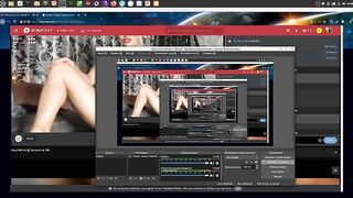 Hotnessi дрочит пальчиками и игрушками свою попу и писю с Lovensoм внутри нее