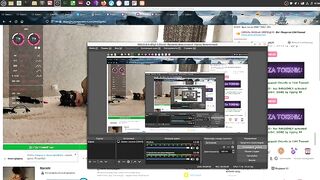 Marielli дрочит вибратором свою писю с Lovensoм в попе