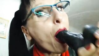 Блядь-TV представляет: тётя Вика жесткий отсос