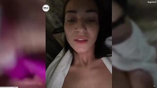 -ANN- дрочит вибратором свою писю, паралельно лаская, - свою грудь - 2