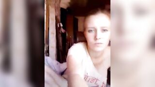 Домашняя мастурбация красотки