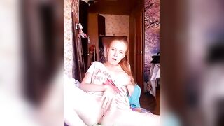 Домашняя мастурбация красотки