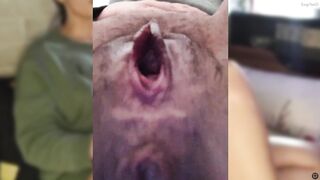 marina4love показала свою волосатую, влажную и мокрую писю с попой