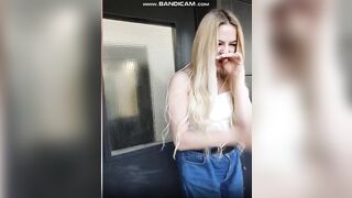 banana-peach - жесткий минет на балконе)