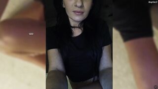 georgia777 дрочит Lovensом свою узенькую писю