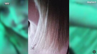 aleksabalan полностью голая, показала свою волосатую писю вблизи с Lovensом внутри нее