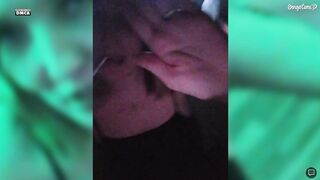 aleksabalan полностью голая, показала свою волосатую писю вблизи с Lovensом внутри нее