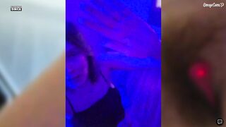 aleksabalan полностью голая, показала свою волосатую писю вблизи с Lovensом внутри нее